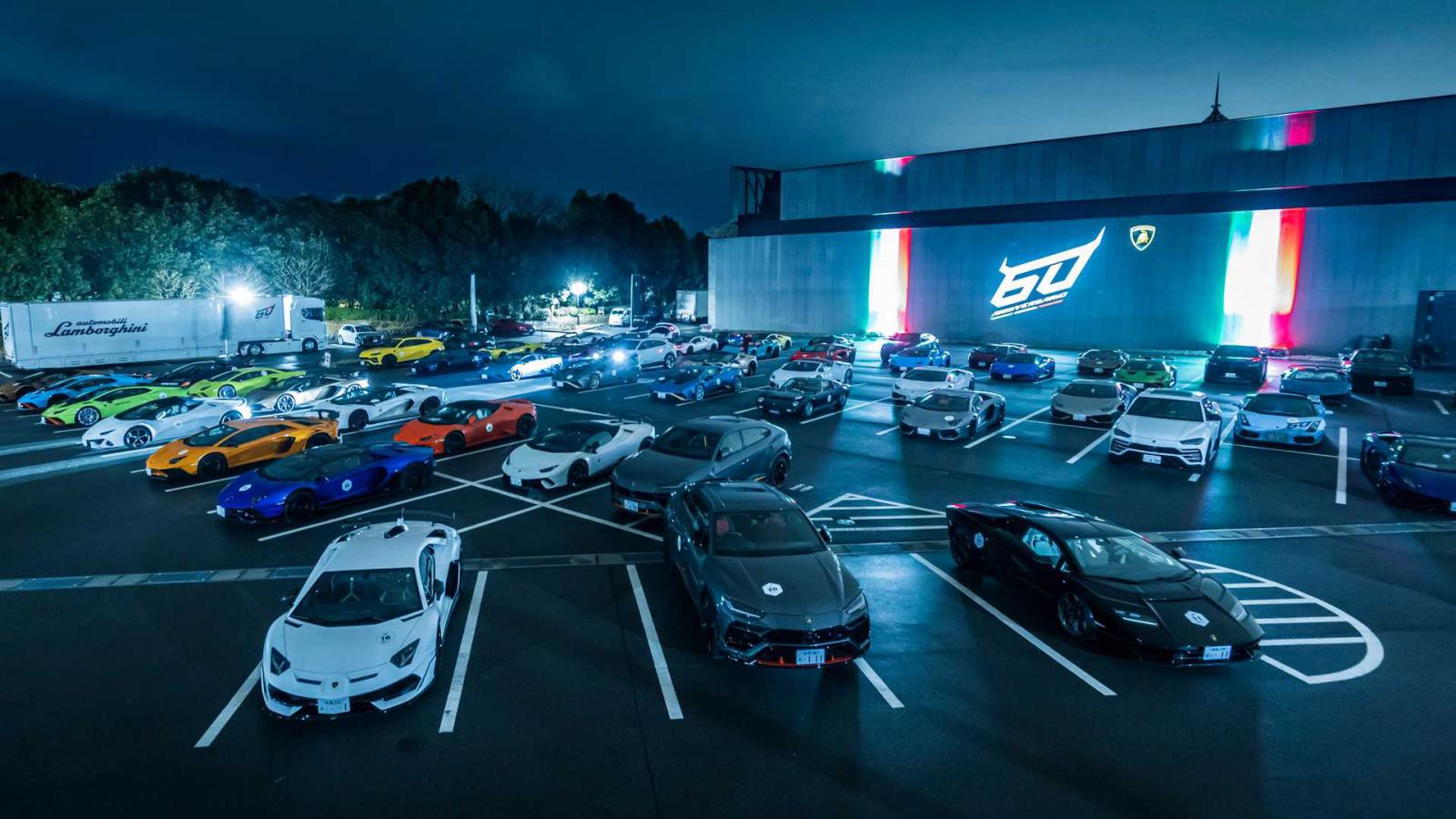 Η μεγαλύτερη μάζωξη Lamborghini στον κόσμο έγινε στη Suzuka!